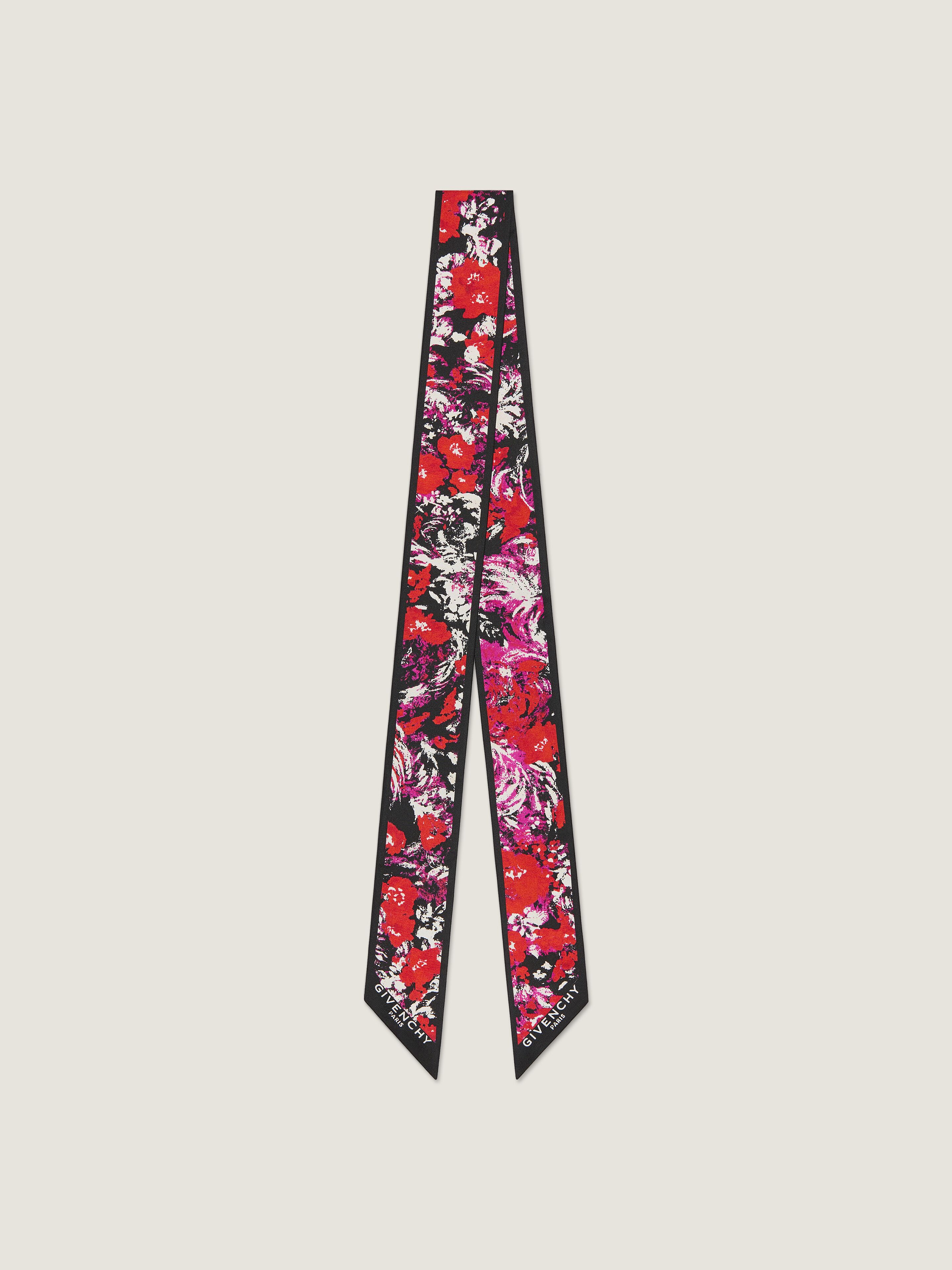 フローラルプリント シルク バンドゥ